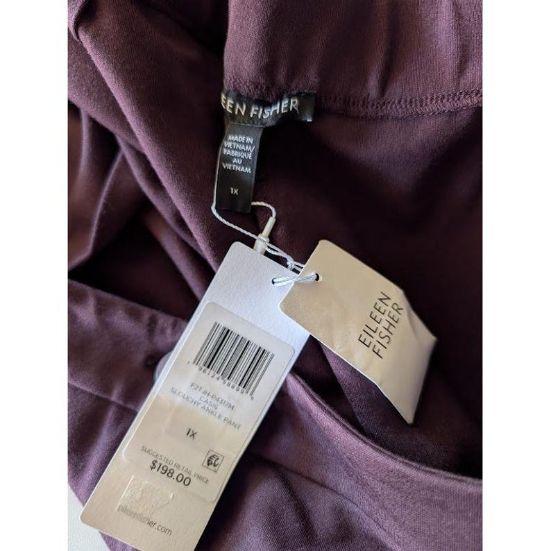 Eileen Fisher Casis Slouchy Ankle Pant Tencel Lyocell Casis 1X NWT Bild 5