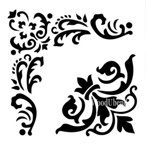 Posh Chalk Stencil WoodUbends 30x30cm