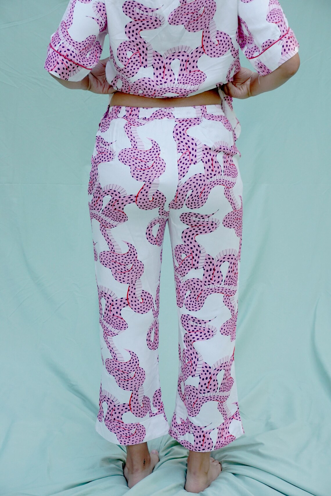 snake print bottoms