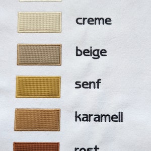 Patch/Applikation/Aufnäher/Bügelbild Schmetterling, Frühling beige, creme, karamell, mauve afbeelding 7