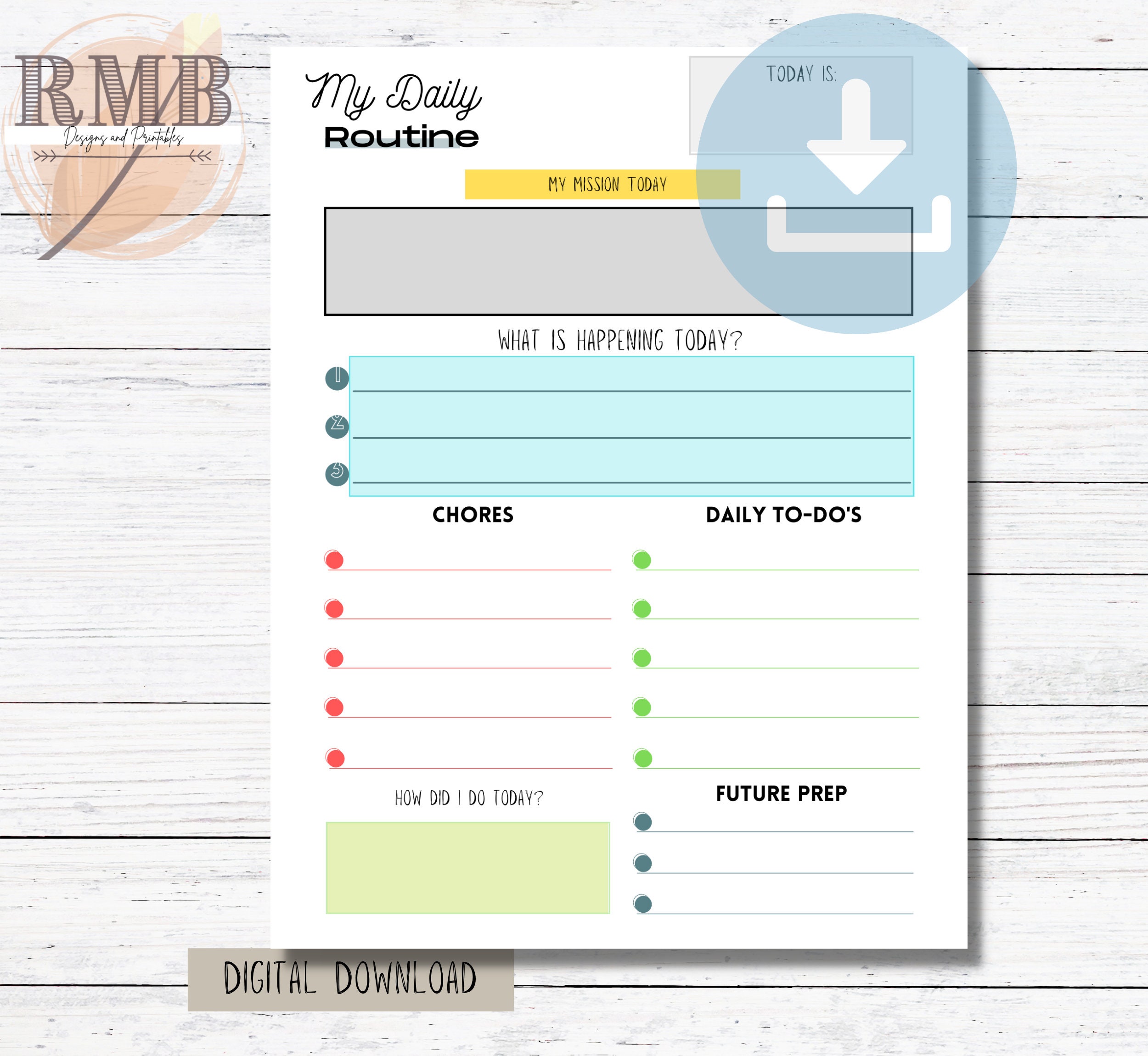 Family Fall Planning Printables: Supplies Lists, After-school Routines ...