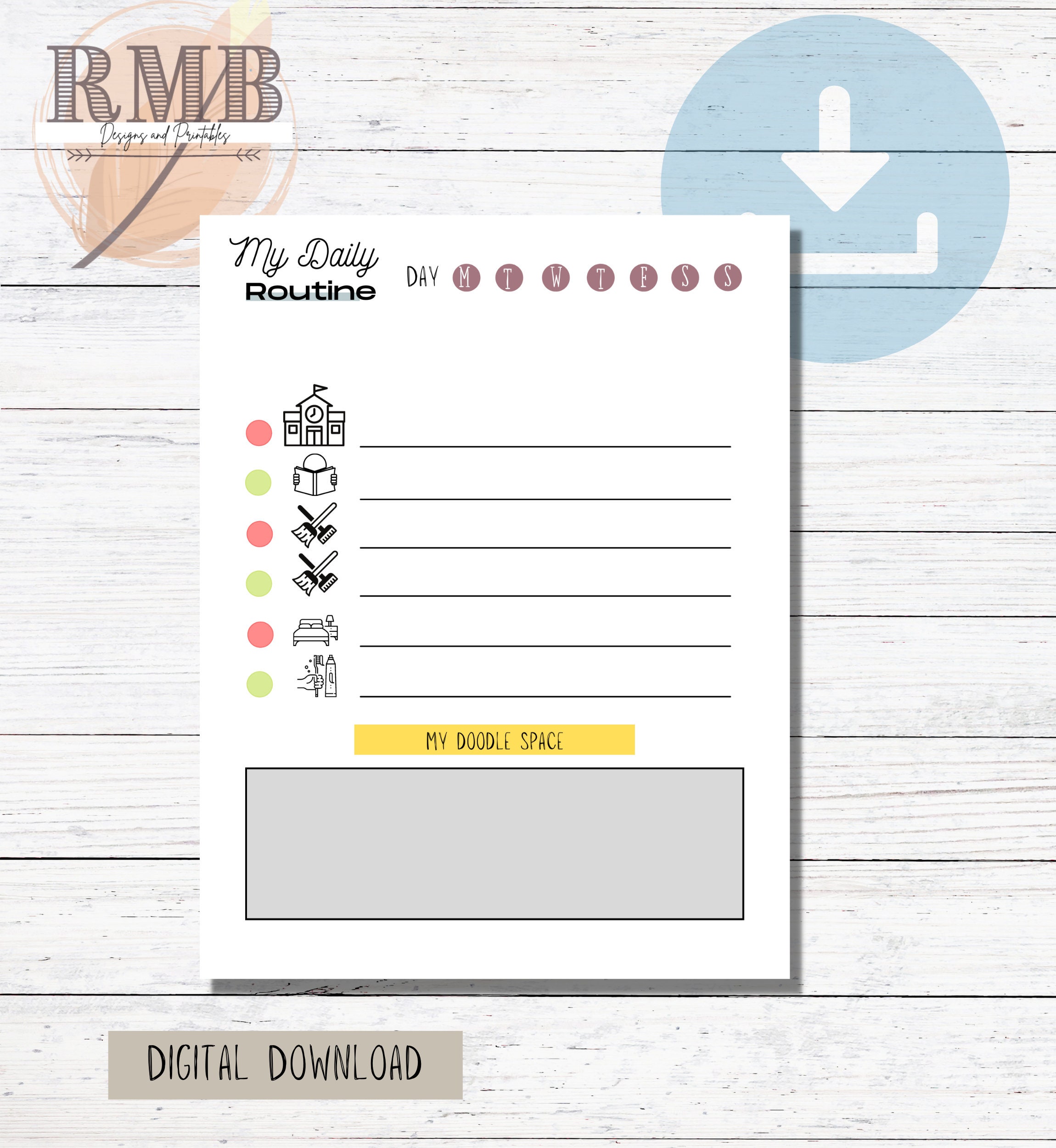 Family Fall Planning Printables: Supplies Lists, After-school Routines ...