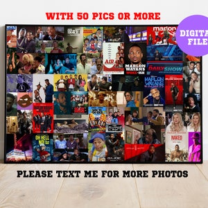 PRINTABLE Custom Birthday Photo Collage, Custom Photo Gift, Printable Gift, Digital File Birthday Gift Collage, Christmas Photo Collage