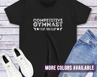Gymnastik Rolig T-shirt | Gymnast Träna Säsongen T-shirt | Lagtränings T-shirt Gymnastikälskare Gåva | Trendig Sport Barntröja för Dotter