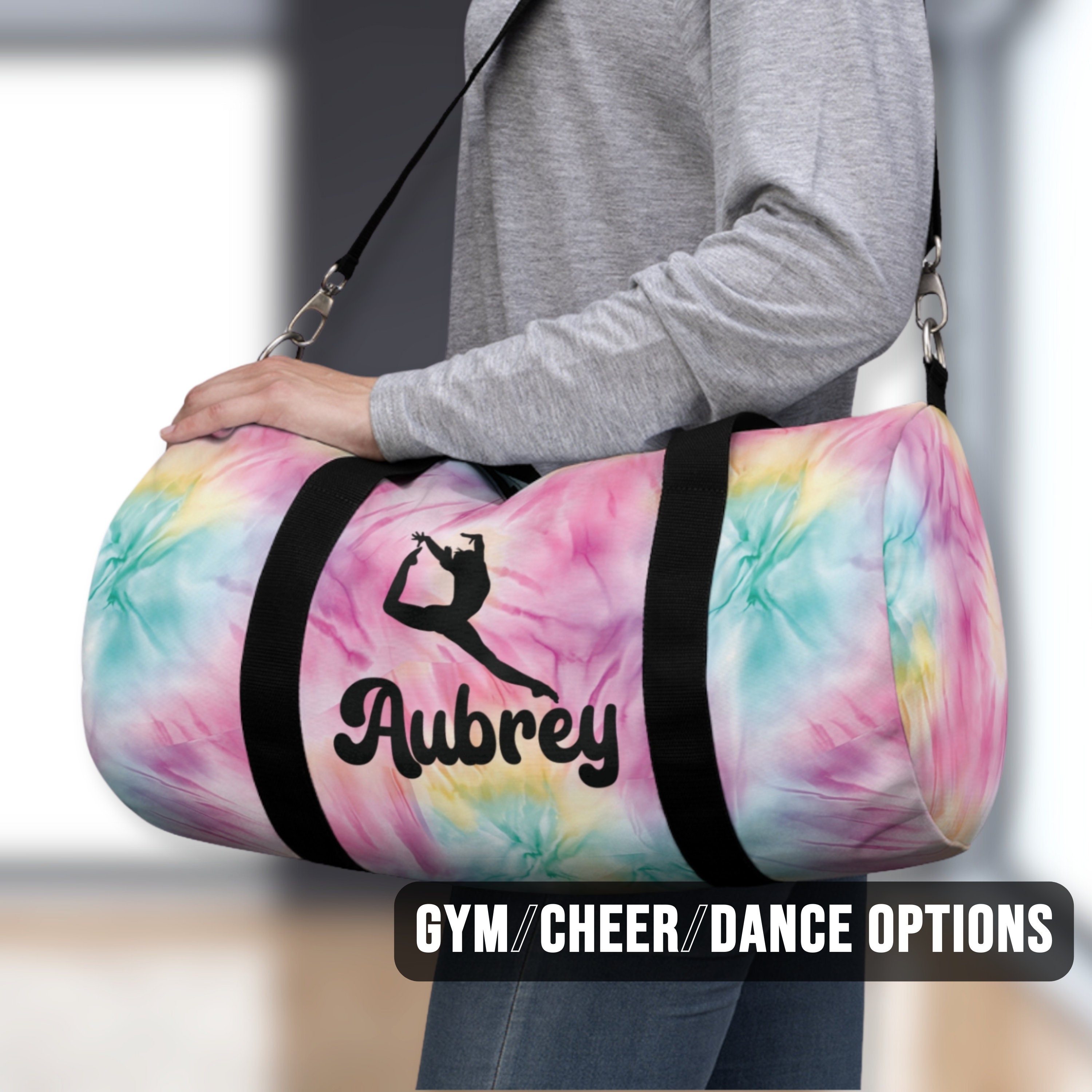 Tie Dye Dance Duffel Bag Custom Name Dancer Training Competition Back Pack Personalized Dance Camp Bag Girls Team Dance Coach Gift Etsy
