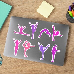Cheer Sticker Pack of 8 | Personalized Cheer Stickers for Laptop, Waterbottle | Sticker Gift for Cheerleader | All Star Cheer Stickers