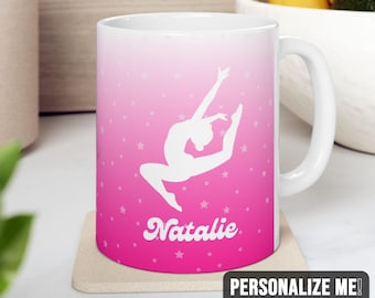 Dance Personalized Mug 11oz | Custom Name Dance Mug | Dancer Cocoa Cup | Dancer Tea Cup | Dance Gift for Daughter | Dance Custom Gift