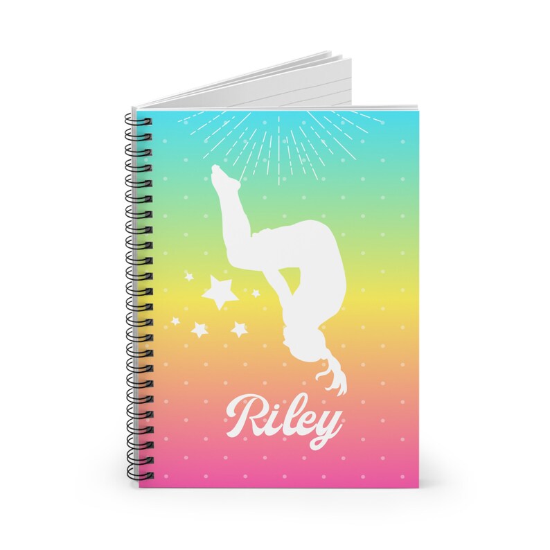 Cheer Note Book Cheer Spiral Notebook | Cheerleader Personalized Notebook | Cheerleader ...