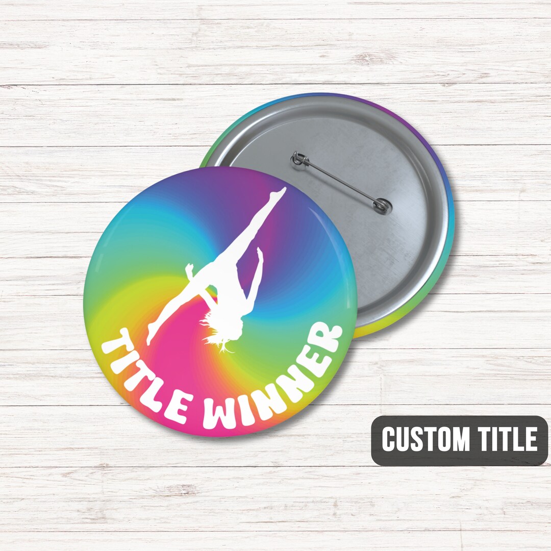 Dance Custom Winner Pin Button | Dance Competition Team Squad Gift End ...