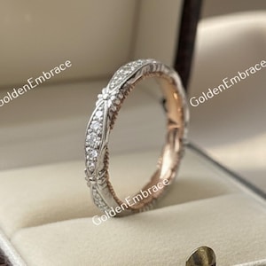 Amicizia, Amore, Lealtà" Anello Claddagh Vintage In Oro Giallo - Foto 10