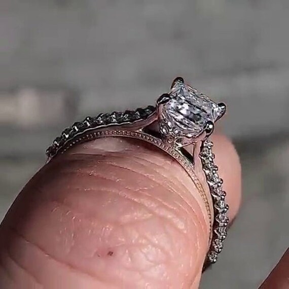 Daily Deal: 2.35ct TCW Cushion Diamond Engagement Ring