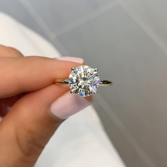 Round 4 prong engagement best sale ring