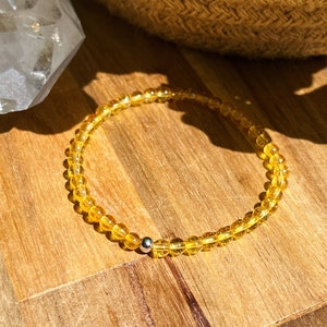 Citrin - Armband kleine Natursteine - Edelsteine - 4 mm