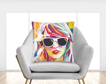 Taylor Swift Pillow Taylor Swiftie Merch Taylor Swift Lover Pillow Personalized Pillow Decorative Pillow Throw Pillow Swiftie Dream 1989