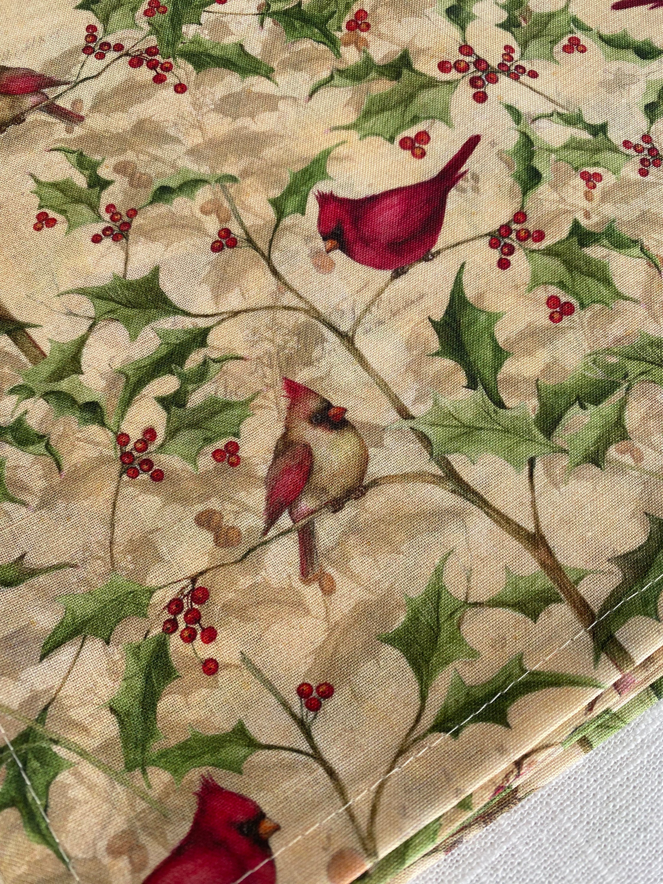 6 Pieces Set Christmas Cloth Napkins, Cotton Napkins, Dinner Napkins