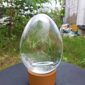 4,8 kgs of dragon egg from Andara Crystal Clear & Milk With Circle of Angels polished full Energy