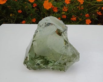1,7 kgs of Beautiful Andara Crystal Yellowish Green Monatomic
