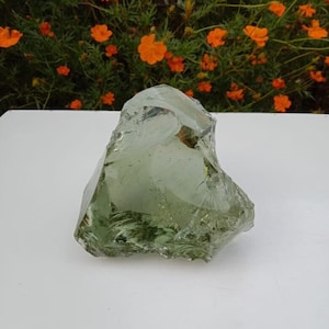 1,7 kgs of Beautiful Andara Crystal Yellowish Green Monatomic