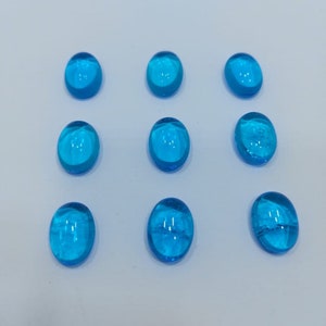9 pcs 19 mm Andara  crystal ring jewelry Aqua blue