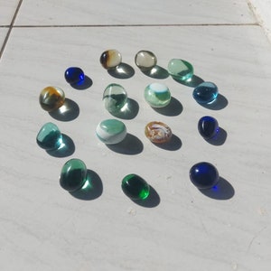 15 pcs Beautiful Tumbled Andara Crystal Mix Colors Polished Rare