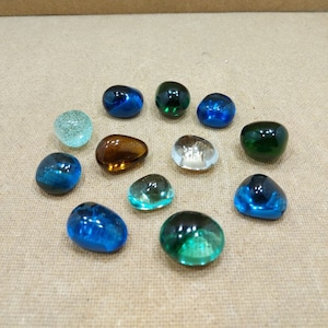 12 piezas especiales Tumbble Natural Polised Andara Crystal Mix Colors