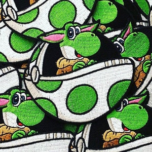 Yoshi Grogu Patch