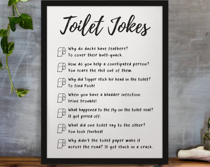 Funny Toilet Print