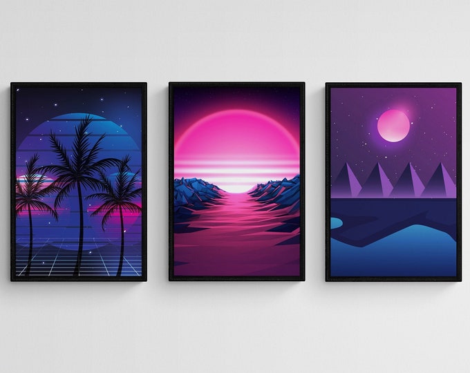 Neon Moon Art