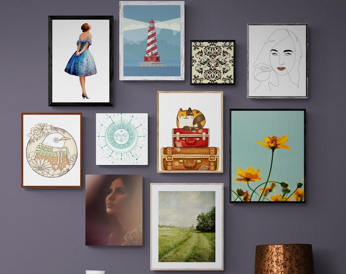 Eclectic Gallery Wall Set