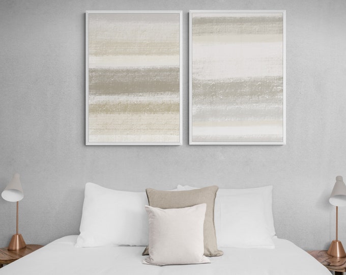 Neutral Tone Abstract Prints