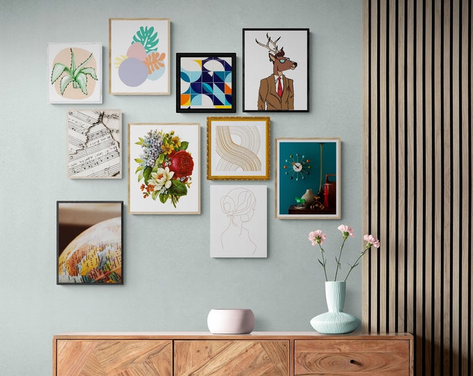 Eclectic Gallery Wall Set