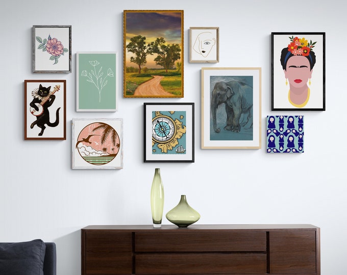 Eclectic Gallery Wall Set