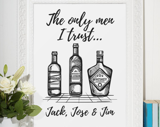 Whiskey Quote Print