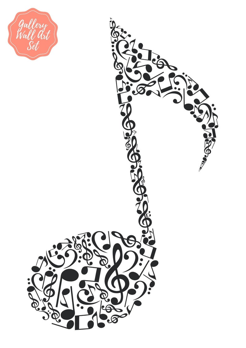 Black and White Music Art Prints Music Room Decor Music Wall Etsy