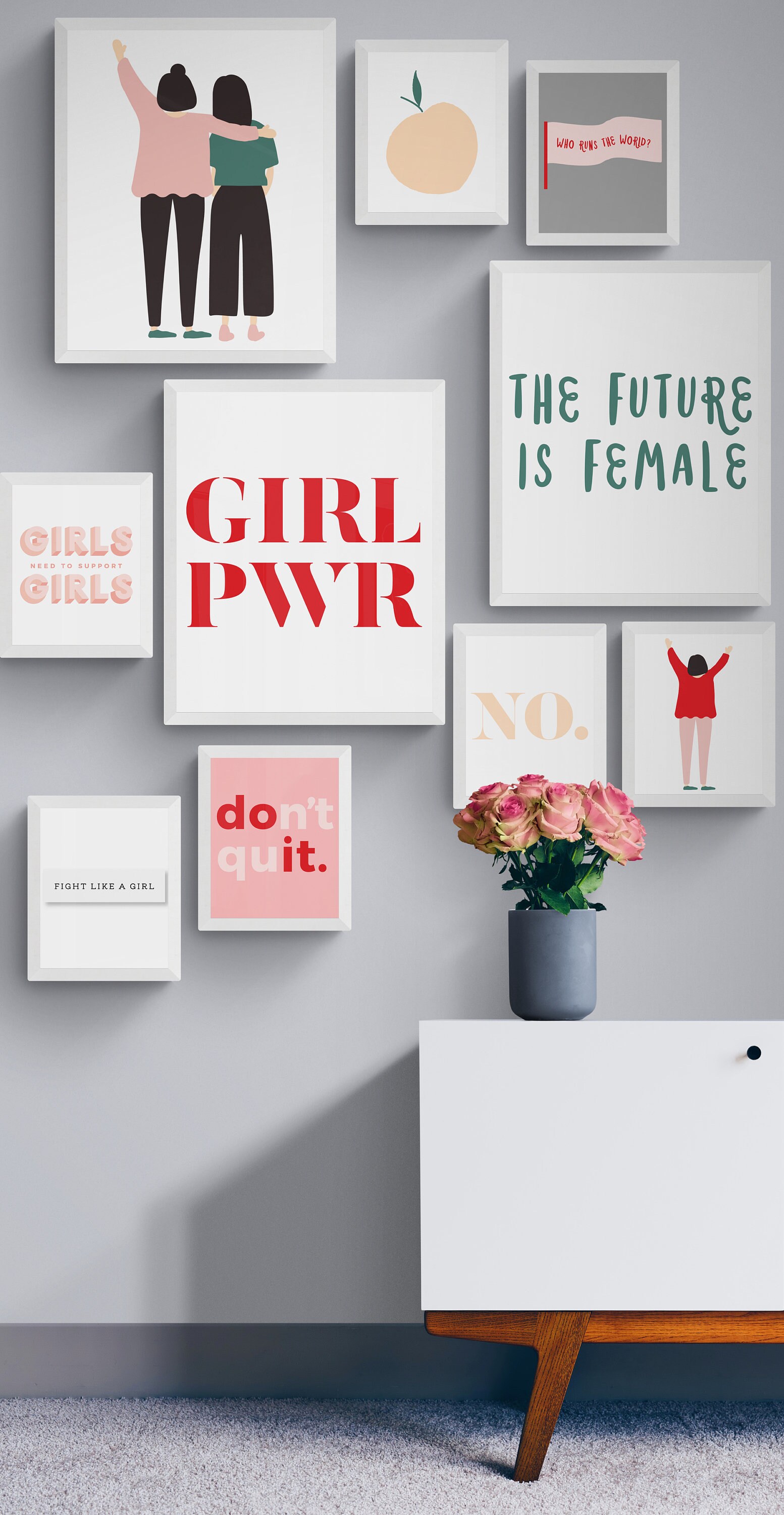 Powerful Woman Art Decor - s68o1ro