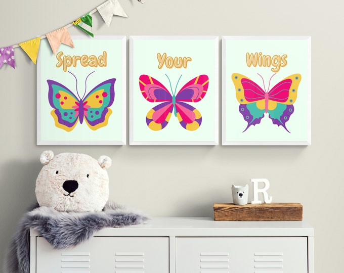 Butterfly Nursery Wall Art