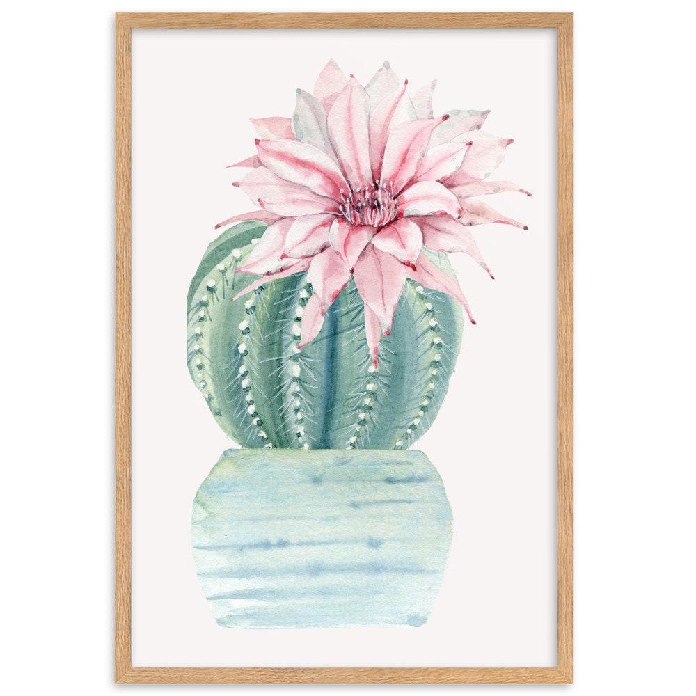 Framed Cactus Wall Art
