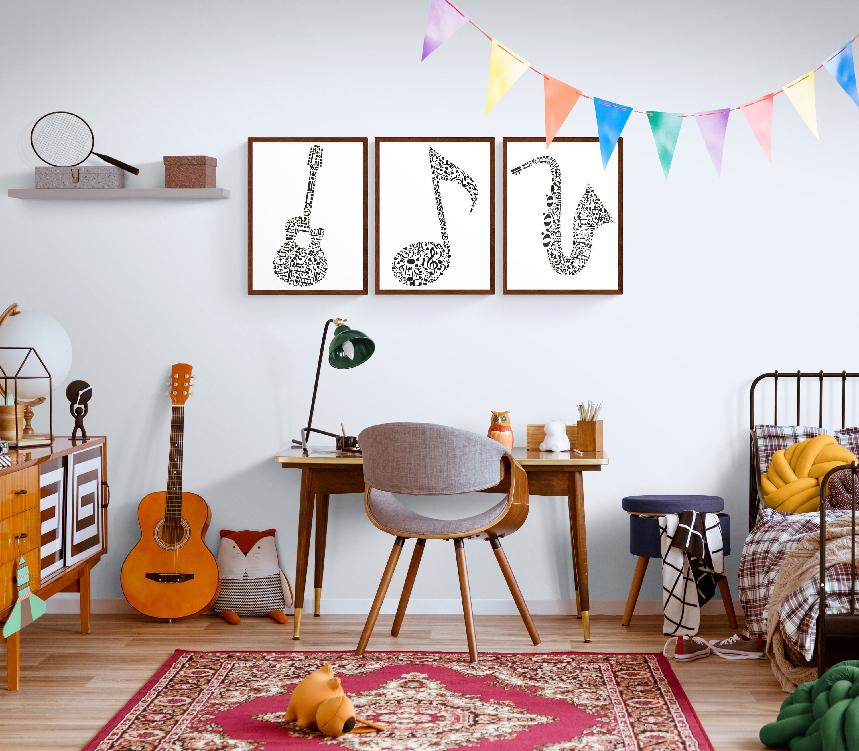 Black and White Music Art Prints Music Room Decor Music Wall Etsy