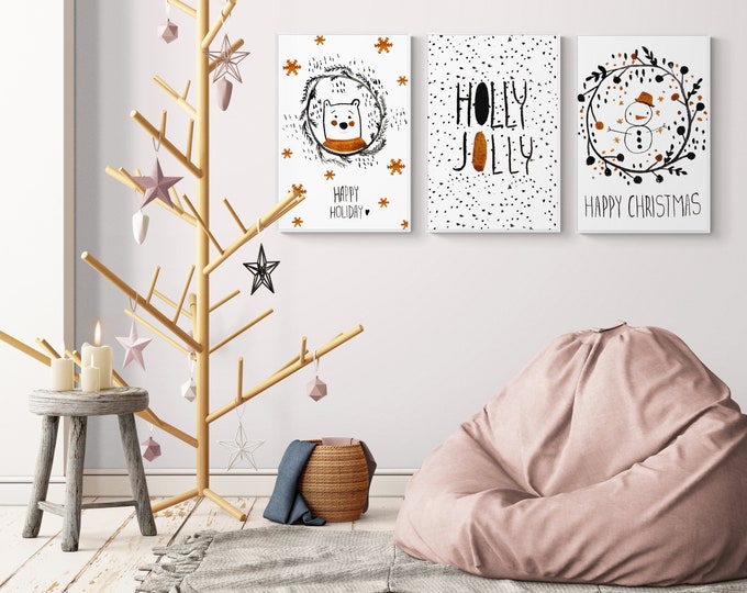 Christmas Nursery Wall Art Printables