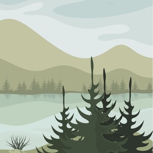 Forest Gallery Wall Forest Print Set Pine Forest Wall Art | Etsy