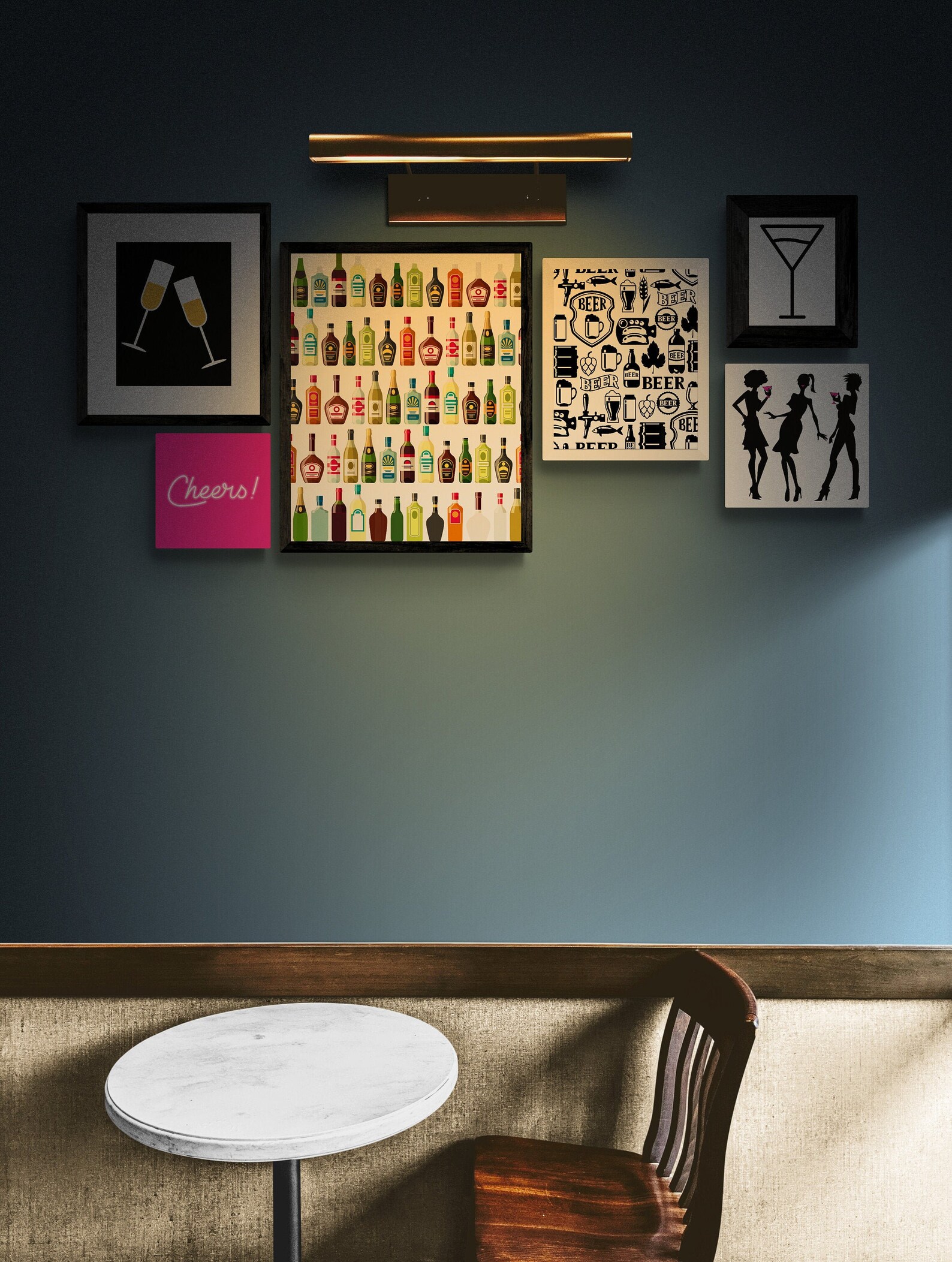 Bar Cart Decor Printable Bar Art Bar Wall Art Home Bar - Etsy