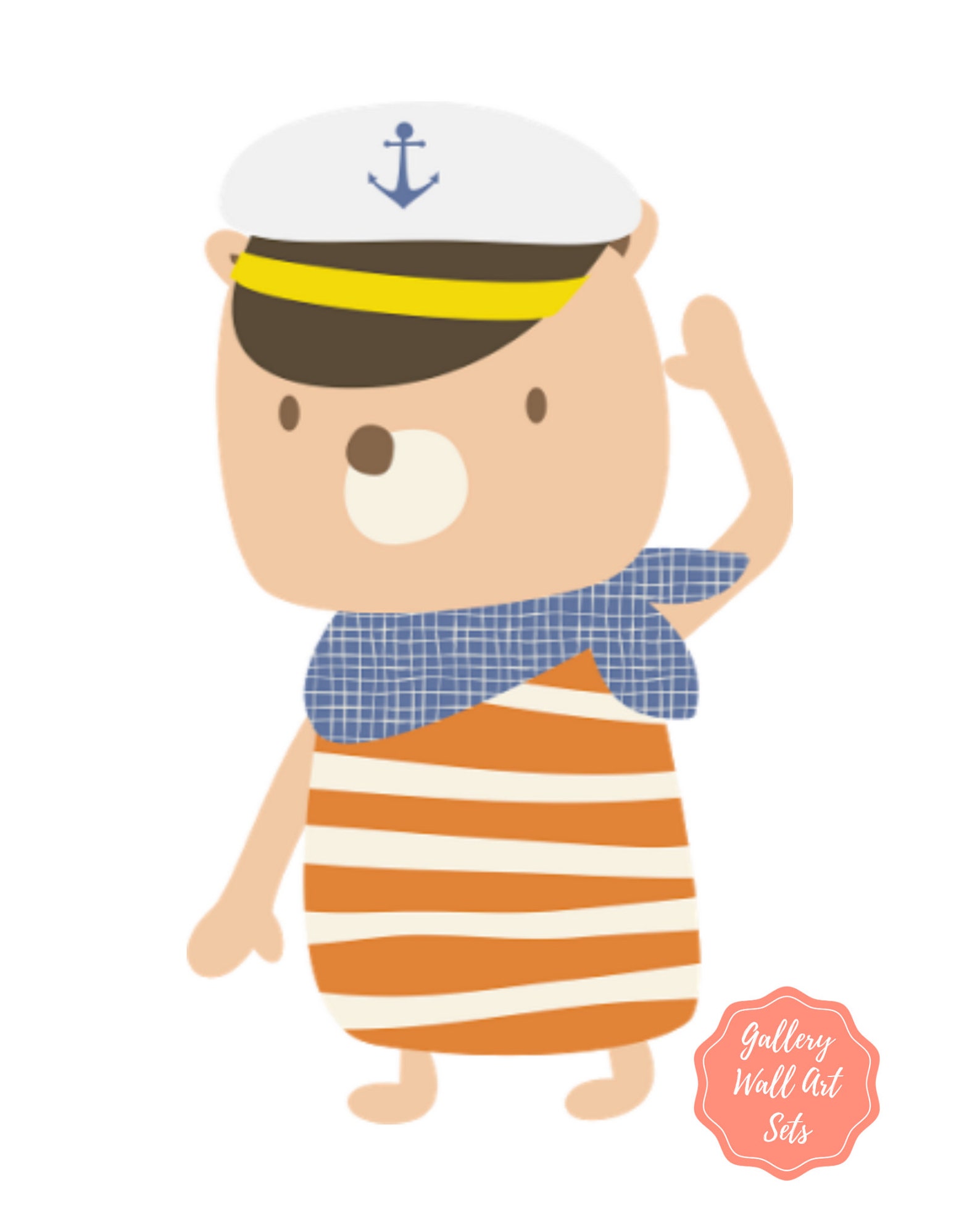 Nautical Gallery Wall Nautical Nursery Decor for Boy Etsy