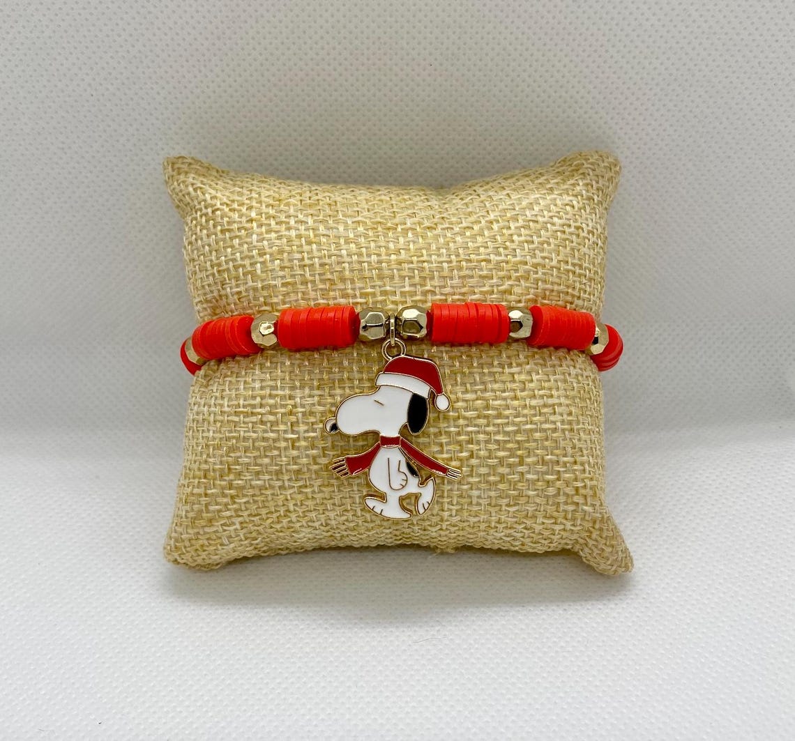 Snoopy Winter Bracelet - Etsy