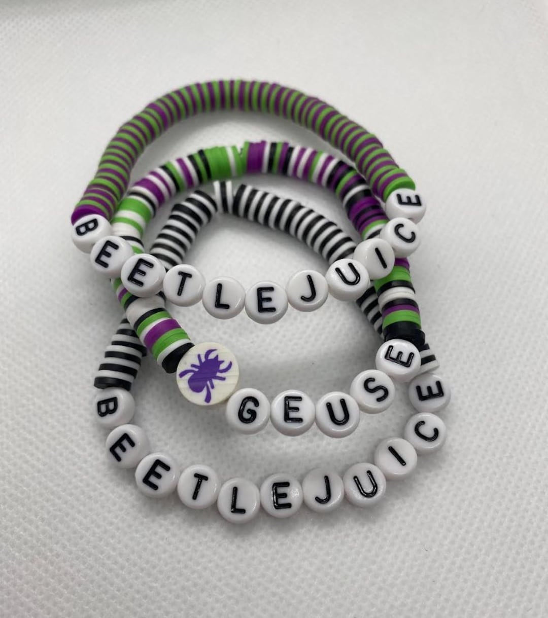 Beetlejuice Bracelet Stack - Etsy