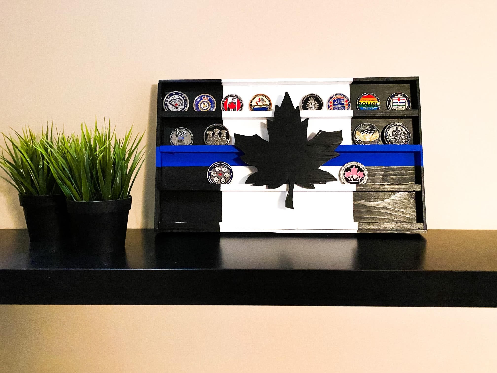 Challenge Coin Holder Canada Law Enforcement/Military Coin Etsy