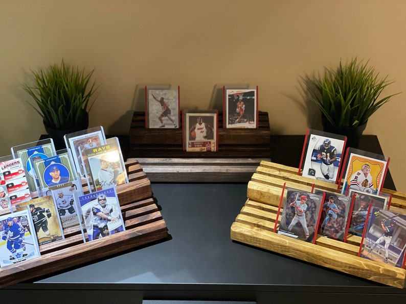 Collector/trading Card Holder Display Business Card Display Etsy