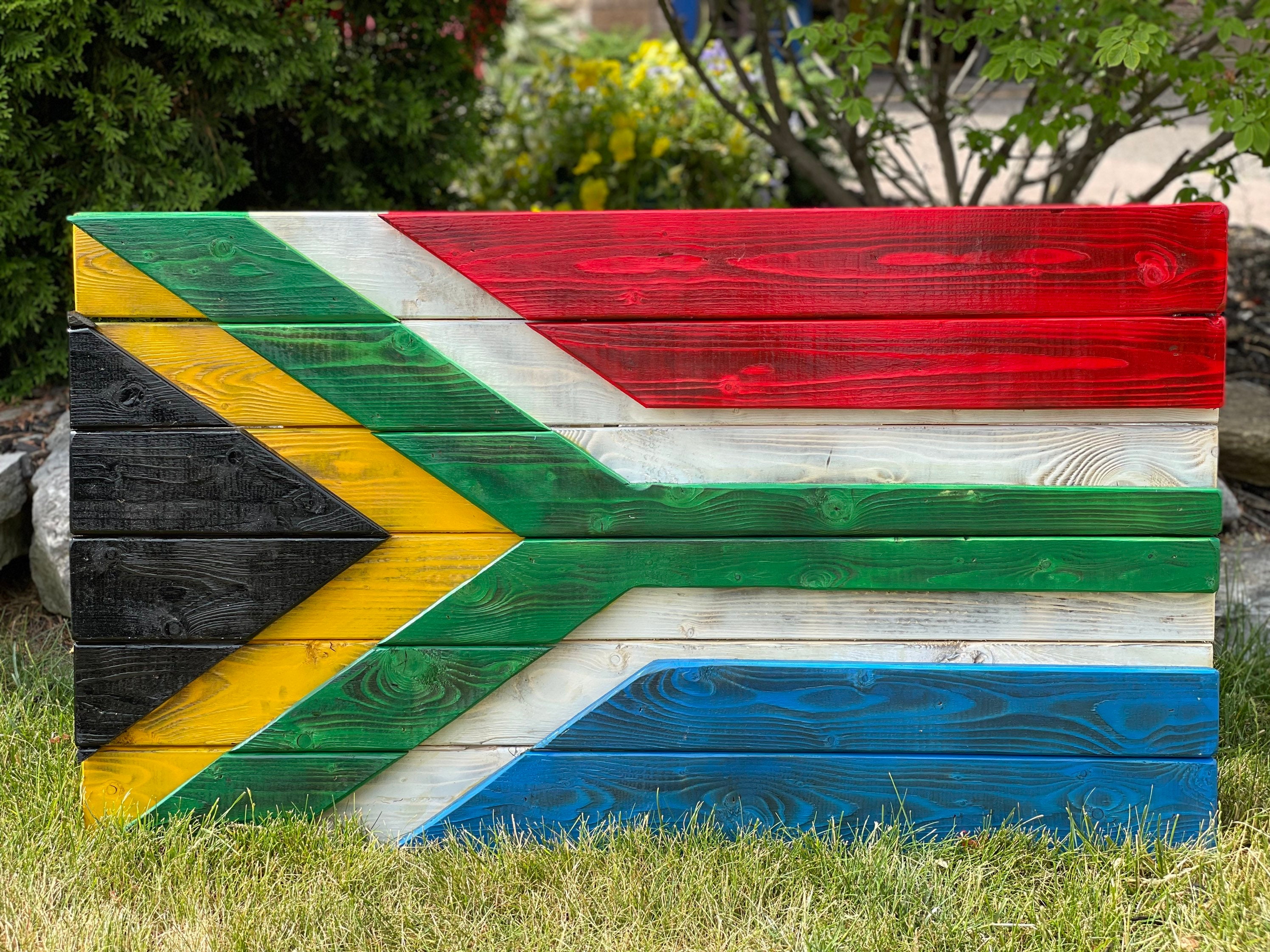 3D South Africa Flag Cottage Backyard Porch Decor South Etsy Canada