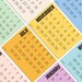 Simple & Modern 2024 A3 Printable Calendar Colour - Etsy Australia
