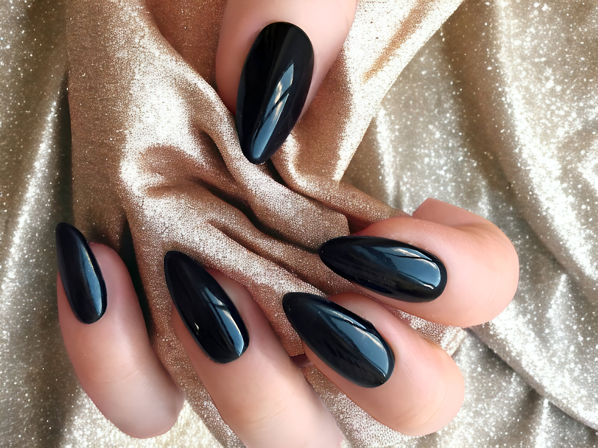 Amazon.com: Florry Coffin Extra Long Fake Nails Ballerina Press on Nails  Matte Acrylic Nails for Women and Girls 24Pcs (Black) : Beauty & Personal  Care