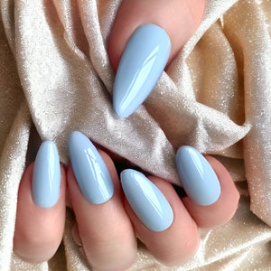 Light blue false nails - Etsy Schweiz